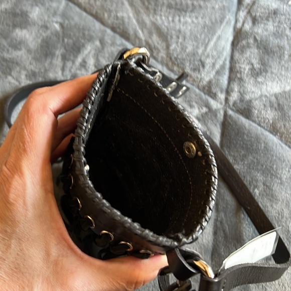 MICHAEL Michael Kors Black Leather Hip/Belt Bag Size Medium - Picture 4 of 6